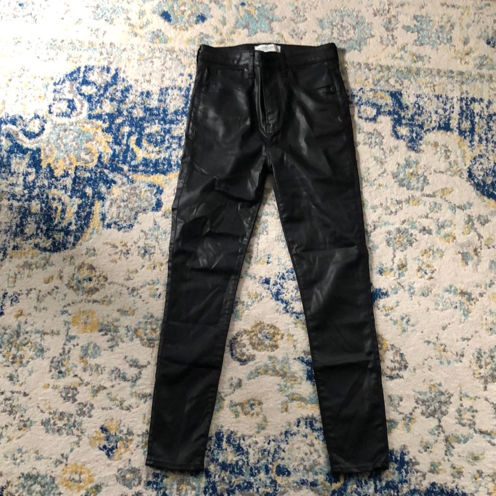 Abercrombie & Fitch vegan leather pants size 4